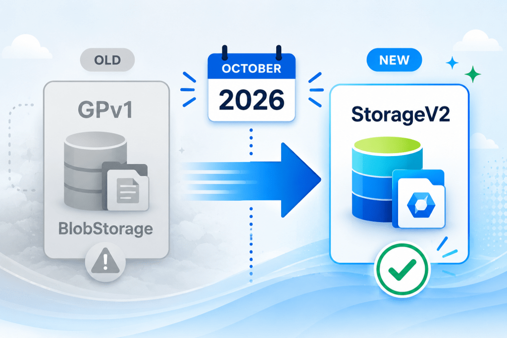 Your GPv1 Storage Accounts have a migration deadline, or a “do nothing” option that’ll quietly cost you&nbsp;money